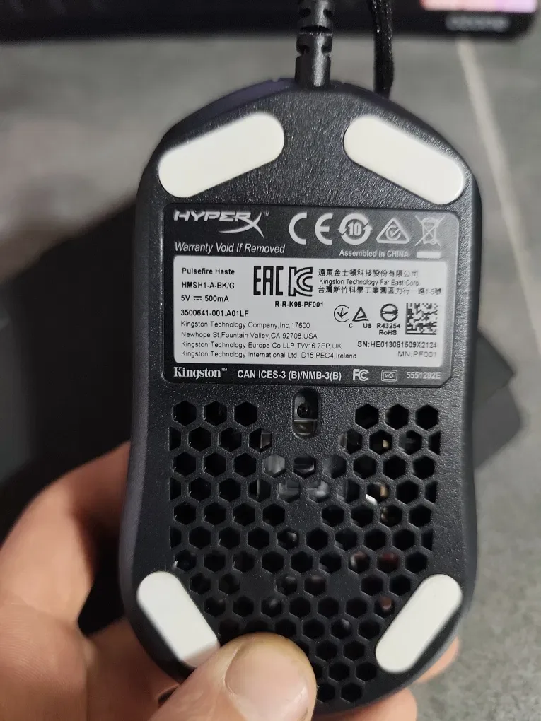 HyperX Pulsefire Haste — легка ігрова миша — фото 5