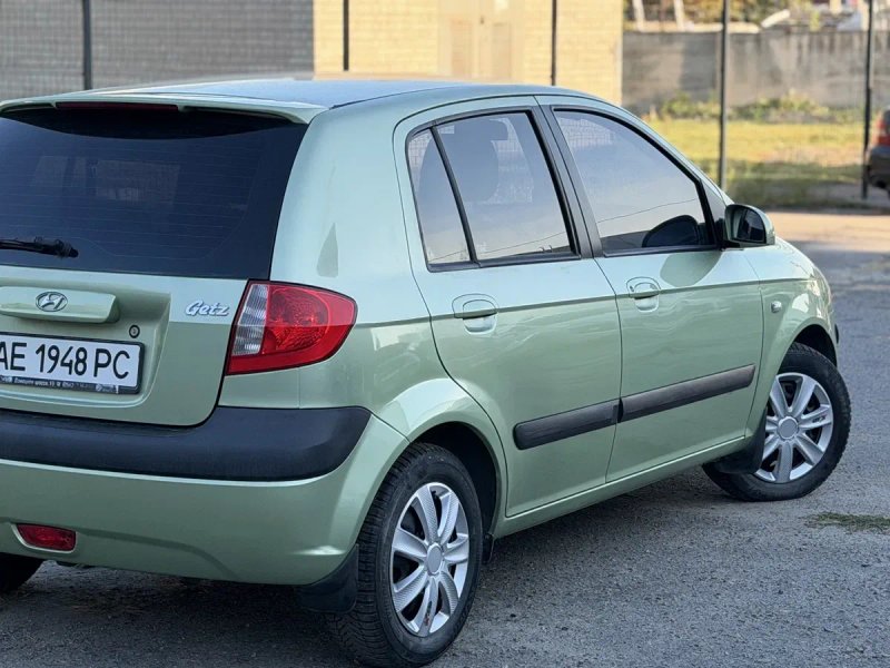 Hyundai Getz рестайлинг. Автомат . Газ/бенз — фото 3