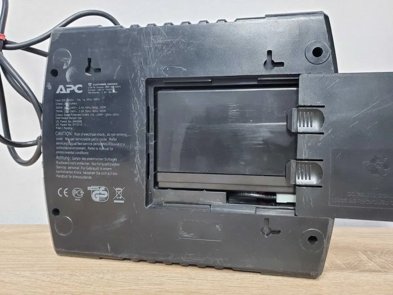 ИБП, ДБЖ для роутера, термінала/ Бесперебойник APC + АКБ 12V 7AH NEW — фото 3
