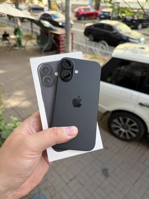 Ідеальний iPhone 16 128Gb Black (версія з сімкою)