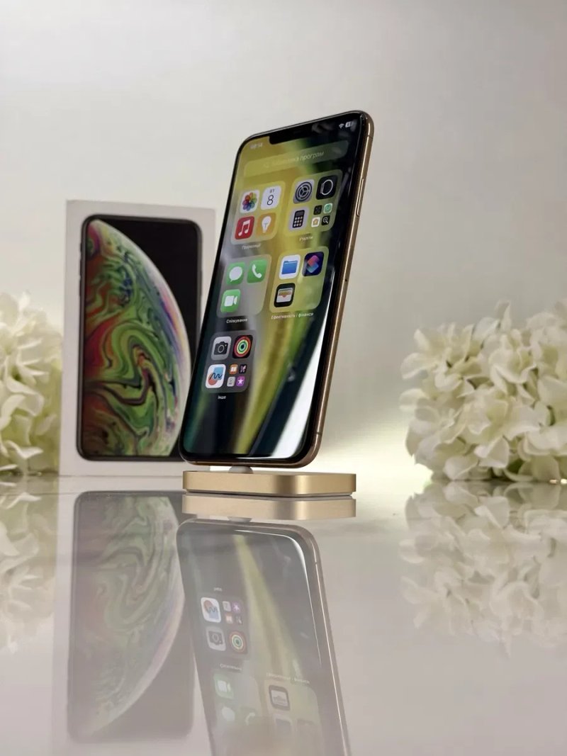 Ідеальний iPhone XS Max 64GB 95%АКБ Gold (Магазин Гарантія) — фото 3