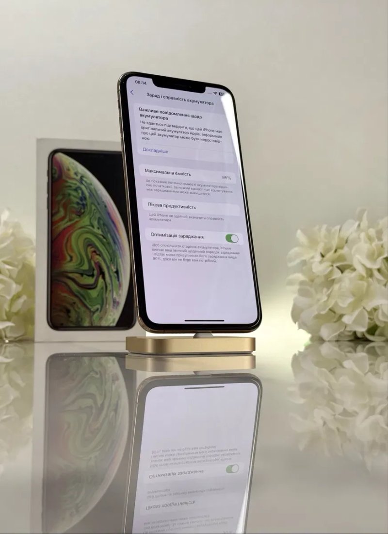 Ідеальний iPhone XS Max 64GB 95%АКБ Gold (Магазин Гарантія) — фото 4