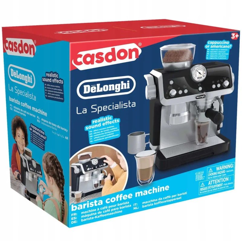 Іграшкова кавоварка Delonghi Casdon 77052 Еспресо-машинка для дітей — фото 8