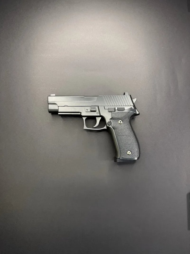 Іграшковий металевий пістолет Sig Sauer PRO+ Galaxy G26+, 6 мм, з кобурою, пружинний (spring) — фото 3