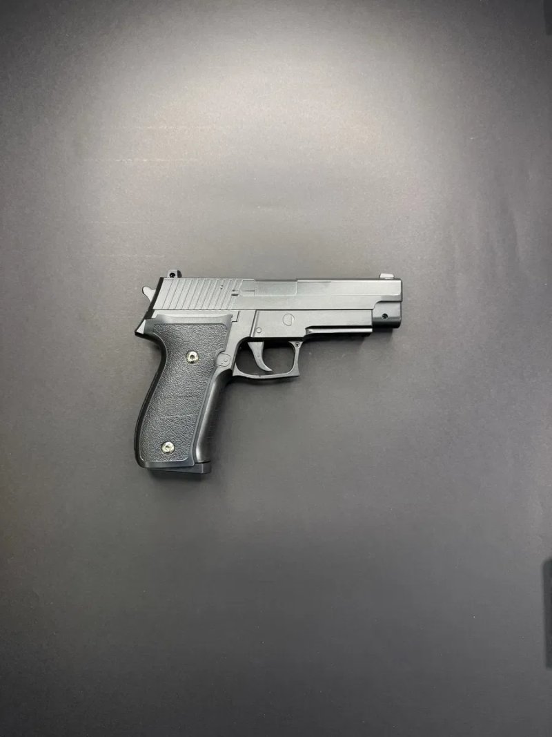 Іграшковий металевий пістолет Sig Sauer PRO+ Galaxy G26+, 6 мм, з кобурою, пружинний (spring) — фото 4