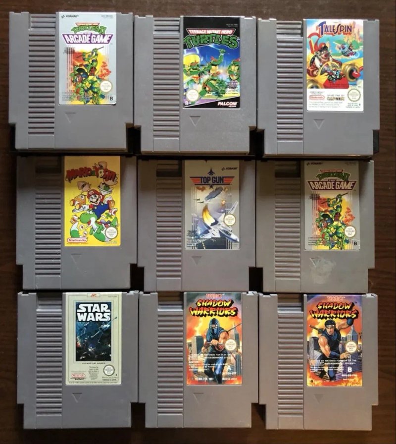 Ігри для Nintendo (NES):Zelda Metroid Super Mario, Kirbys Adventure, TopGun SpyHunter Castlevania Turtles ll, Star Wars, Shadow Warriors — фото 2