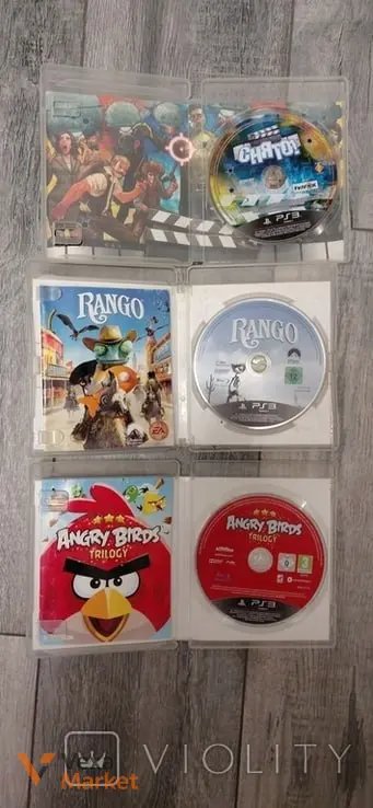 Ігри для PlayStation 3: Rango, Angry Birds Trilogy, The Shoot!