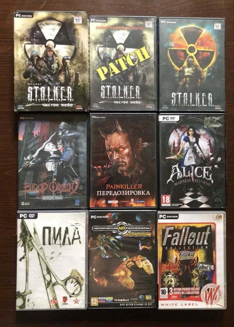 Ігри на ПК: Метро Resident Evil, Postal Painkiller Stalker Fallout Half-Life Devil May Cry, Каратель Blood Omen Wolfenstein Ведьмак Казаки Предтечи — фото 2