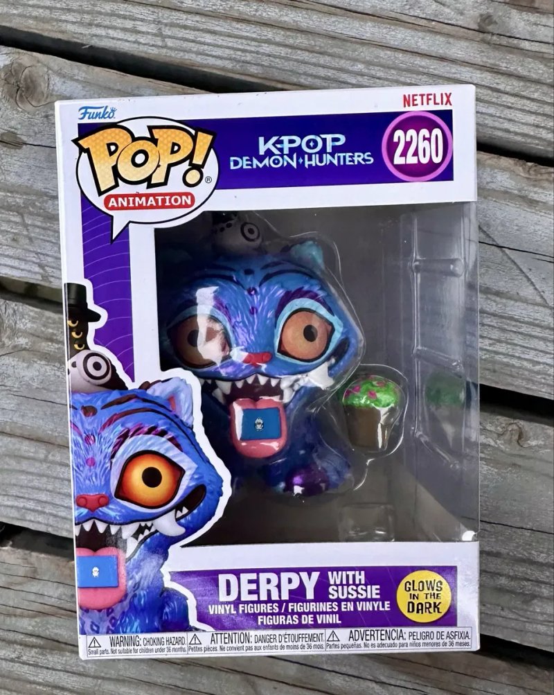 Ігрова фігурка Funko POP Кейпоп-мисливиці на демонів-ДЕРПІ З ПТАХОМ — фото 2