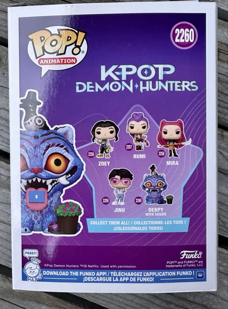 Ігрова фігурка Funko POP Кейпоп-мисливиці на демонів-ДЕРПІ З ПТАХОМ — фото 3