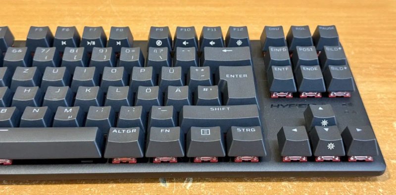 Ігрова клавіатура HyperX Alloy Origins Core AG003 / Механічна / HyperX Red Switch / RGB підсвітка — фото 6
