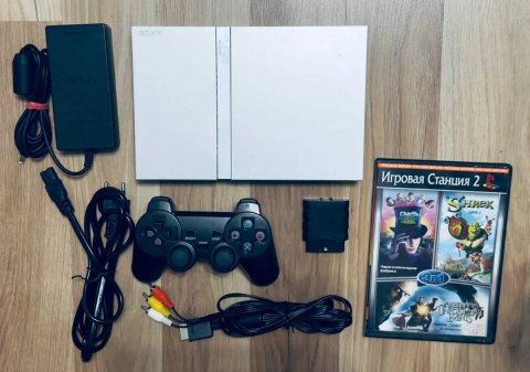 Ігрова консоль Sony PlayStation 2 SLIM Silver SCPH-70008