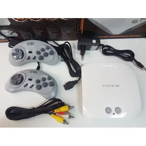 Игровая ТВ приставка Денди+Сега Титан 3 500 встроенных игр Dendy+sega — фото 2