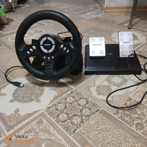Ігрове кермо Hama Thunder V18 з педалями для ПК