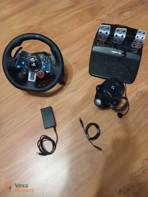 Ігрове кермо Logitech G29 + Shifter з педалями для ПК та PlayStation