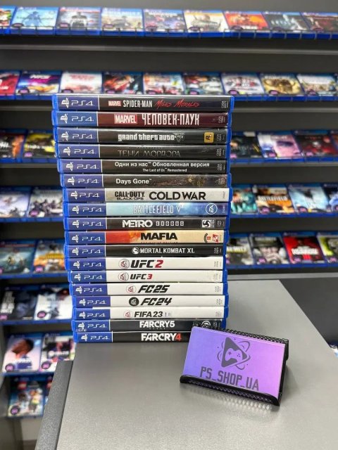 Ігрові диски для PlayStation 4 сумісні з консолями PlayStation 5 вживані в гарному стані, повністю перевірені! Ігри, диски, все для приставок