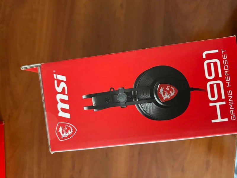 Ігрові навушники-вкладиші MSI H991 Black Color black — фото 4