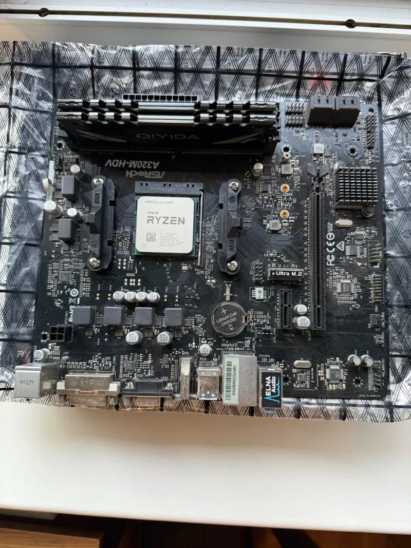 Ігровий комплект ASRock A320M-HDV / Ryzen 5 3600 / Qiyida 16GB DDR4 2667 — фото 4