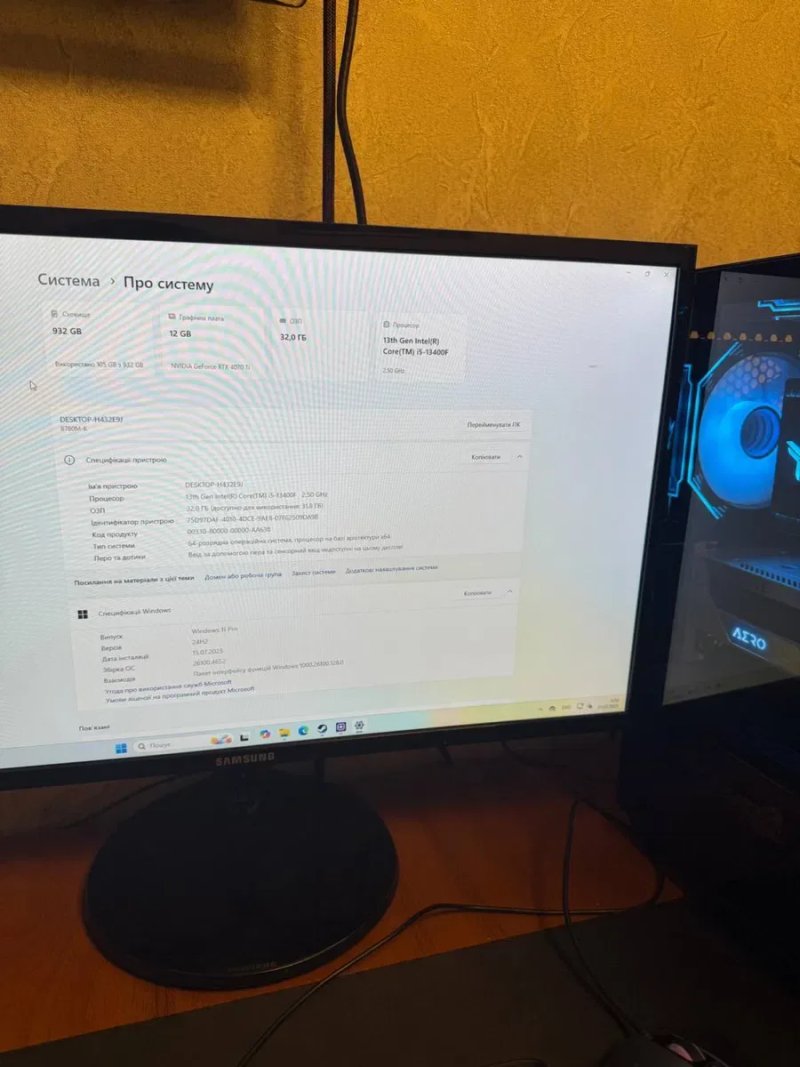 Ігровий монстр RTX 4070 TI Комп'ютер i5 13Th Системний блок 32GB DDR5 — фото 6