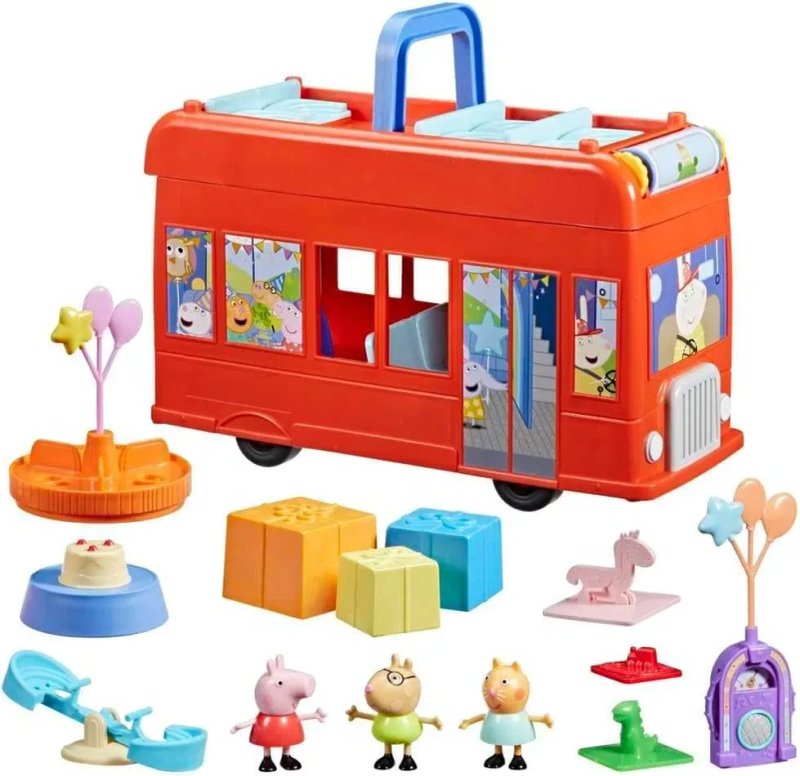 Ігровий набір Автобус для вечірки Свинки Пеппи Peppa Pig Party Bus — фото 2
