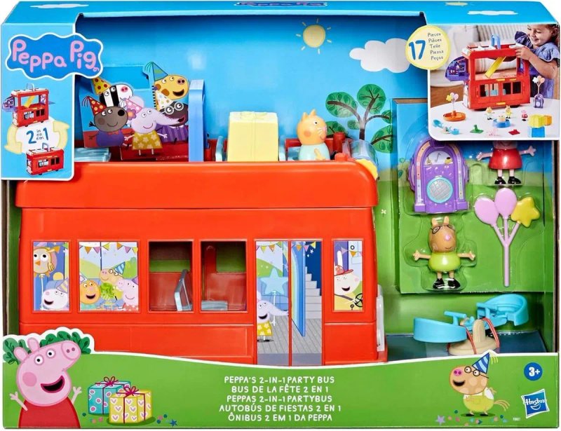 Ігровий набір Автобус для вечірки Свинки Пеппи Peppa Pig Party Bus — фото 8