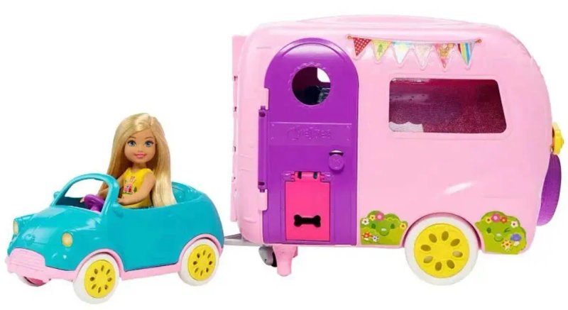 Ігровий набір Барбі Кемпер та лялька Челсі Barbie Club Chelsea Camper FXG90 — фото 4