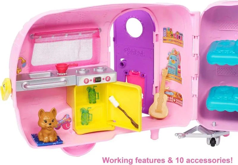 Ігровий набір Барбі Кемпер та лялька Челсі Barbie Club Chelsea Camper FXG90 — фото 5