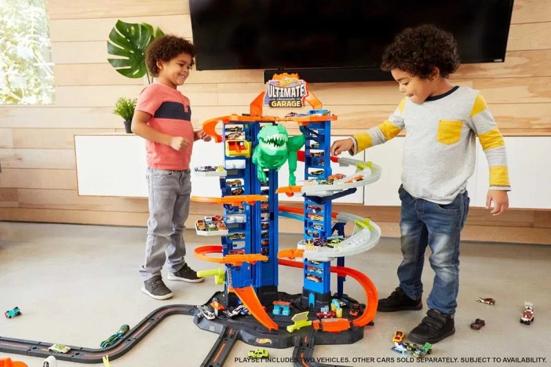 Ігровий набір Hot Wheels City Легендарний гараж Ті-Рекса GJL14 • Новий — фото 2