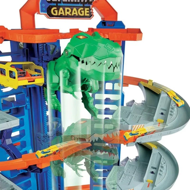 Ігровий набір Hot Wheels City Легендарний гараж Ті-Рекса GJL14 • Новий — фото 5