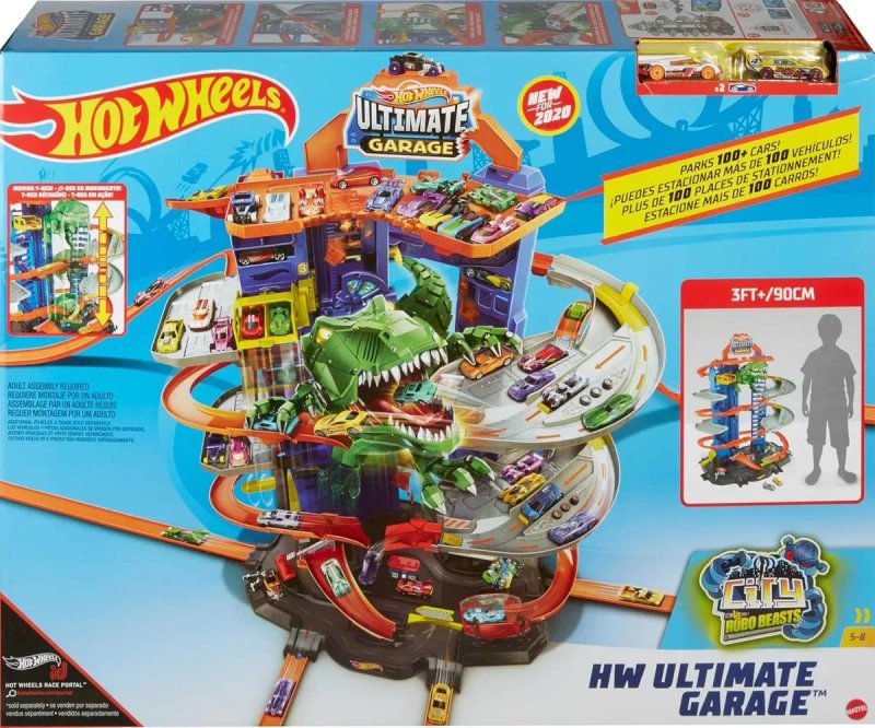 Ігровий набір Hot Wheels City Легендарний гараж Ті-Рекса GJL14 • Новий — фото 7