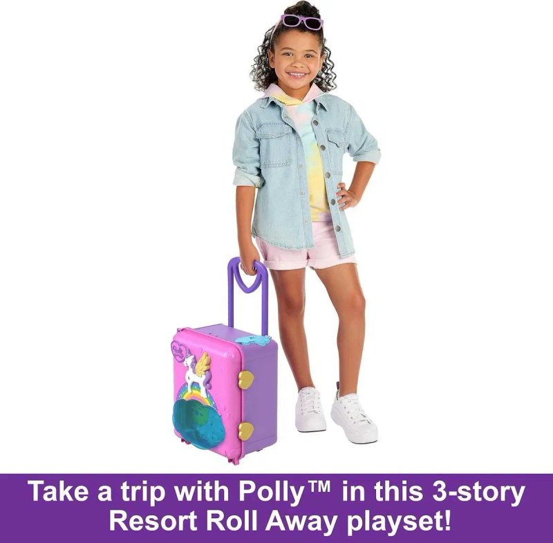 Ігровий набір Валіза Поллі Покет Polly Pocket Pollyville Playset Новий — фото 4