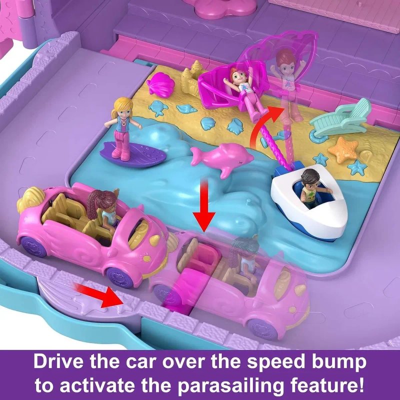 Ігровий набір Валіза Поллі Покет Polly Pocket Pollyville Playset Новий — фото 5