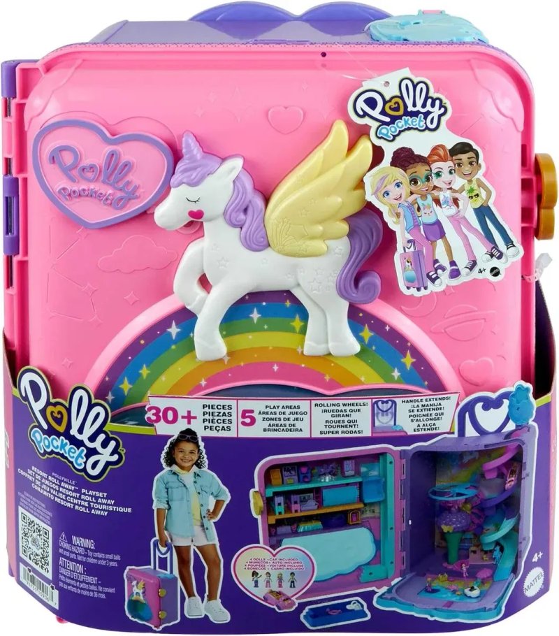 Ігровий набір Валіза Поллі Покет Polly Pocket Pollyville Playset Новий — фото 7