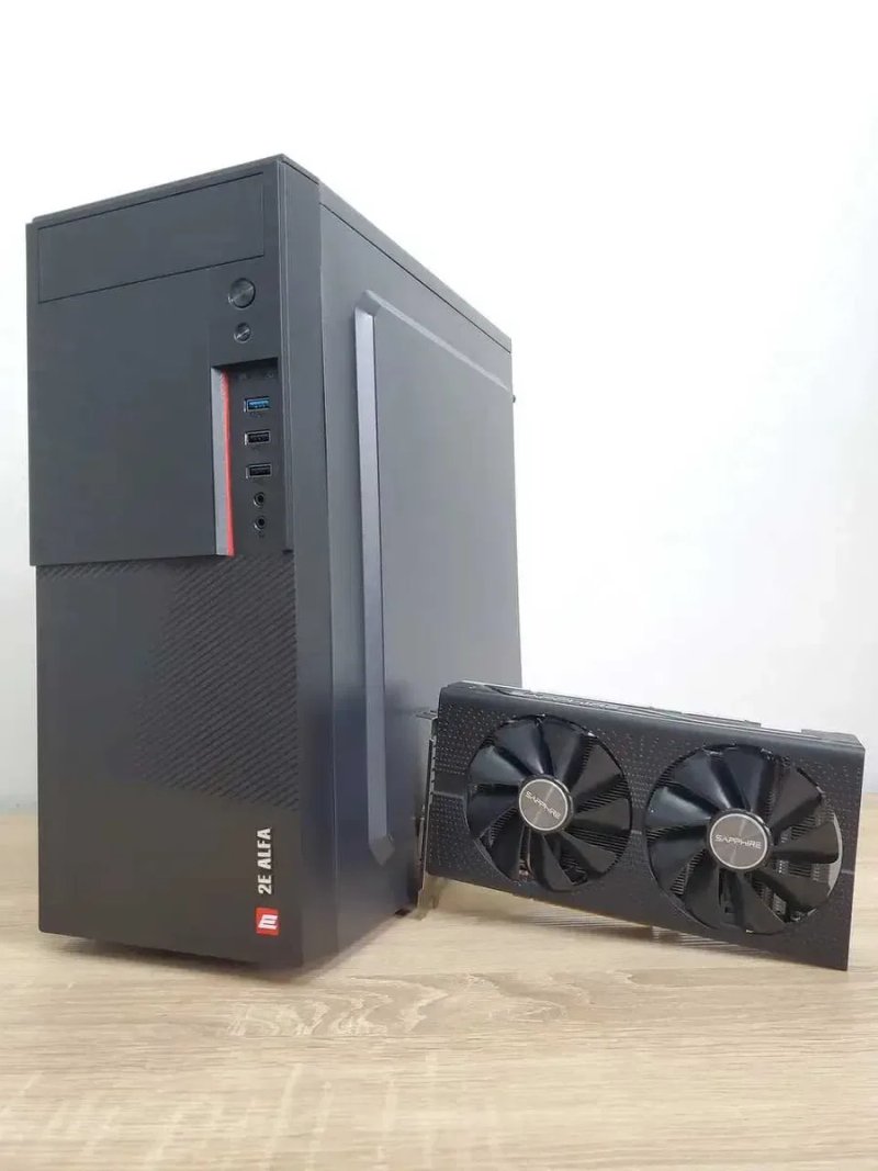 Ігровий ПК/i3-12100F/ 16 RAM, 512GB SSD/ 600W/ RX580 8GB — фото 2