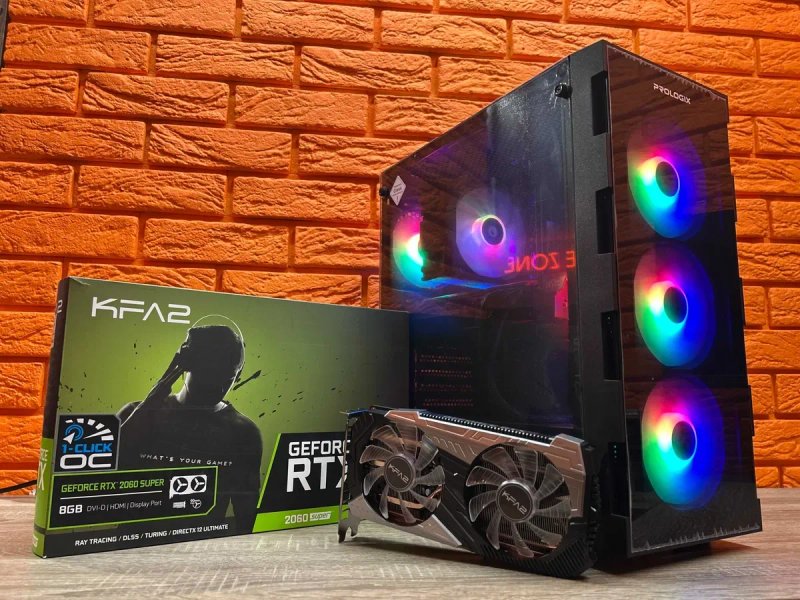 Ігровий ПК, Ryzen 5 5500 (6 ядер)  16 DDR4, 512 M2 SSD, 600W, RTX 2060 Super NEW — фото 2