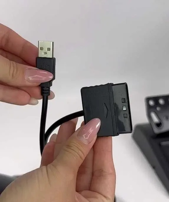 Ігровий руль кермо з педалями для пк ps2 ps3 usb вібрація 17 кнопок — фото 7