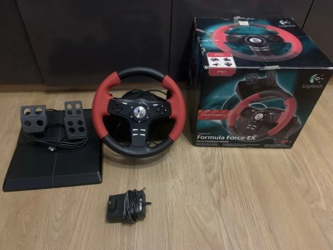 Ігровий руль Logitech Force EX (thrustmaster) PC/PS відео, тести