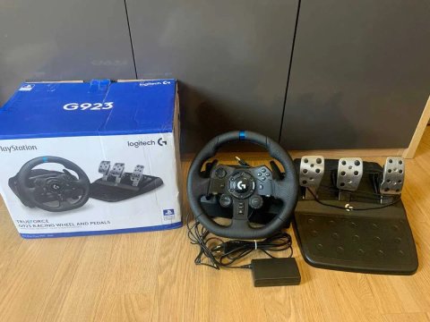 Ігровий руль Logitech g923 Play Station 3/4/5/PC (тести/відео), g29