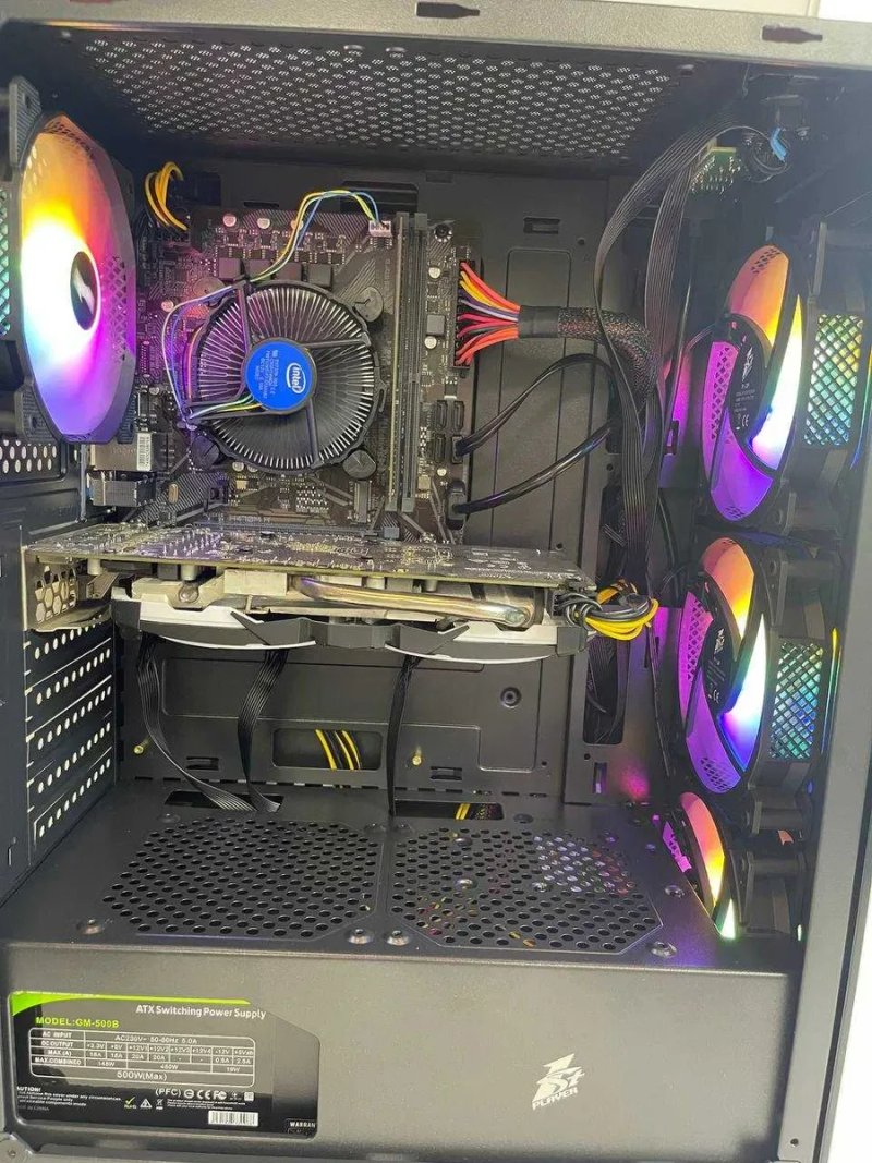Игровой комп i3 12100f Intel 8x4.3GHz 8DDR4 240SSD RX580 8Gb RGB — фото 3