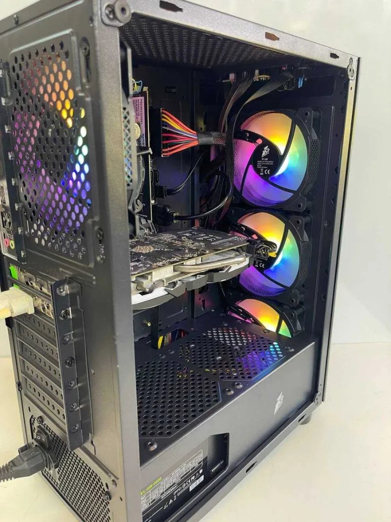 Игровой комп i3 12100f Intel 8x4.3GHz 8DDR4 240SSD RX580 8Gb RGB — фото 5