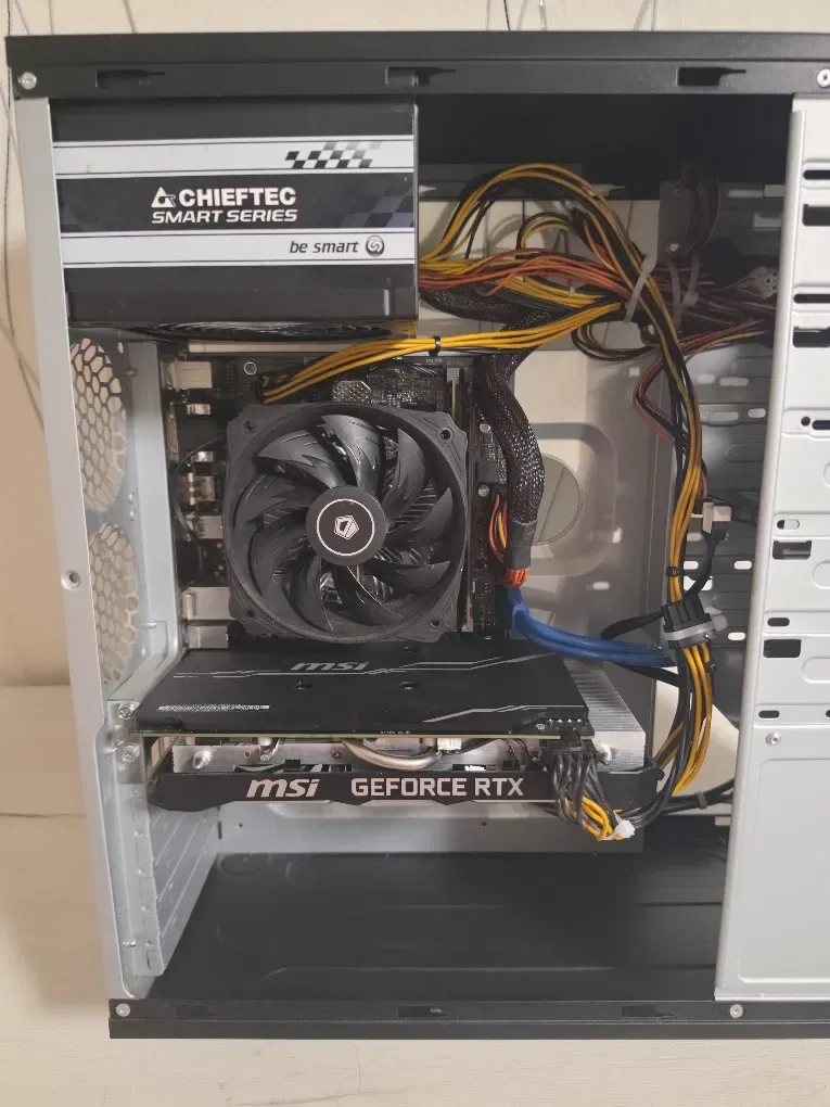 Игровой ПК intel i5 9600 nvidia rtx 2060 8 gb 16 gb DDR4 ssd 256 gb 550 ват блок настольный пк на базе интел нвидиа хорошее состояние гарантия — фото 2