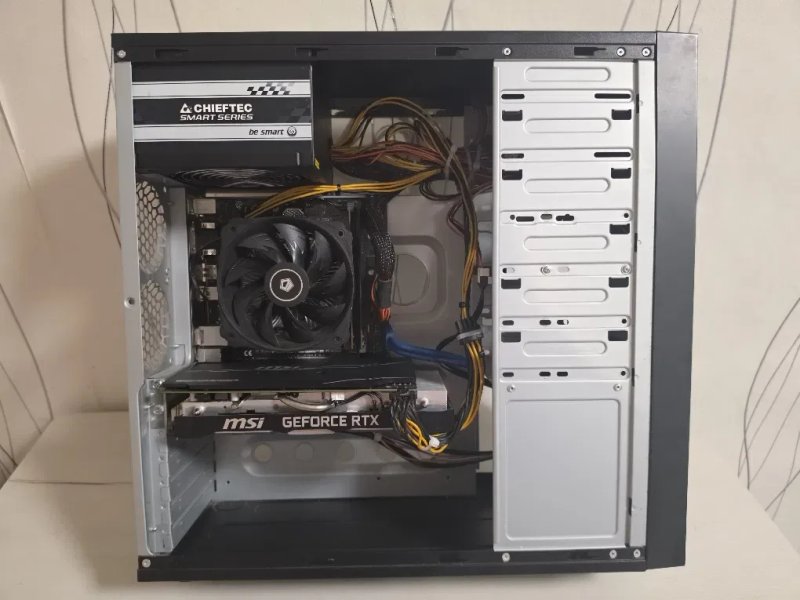 Игровой ПК intel i5 9600 nvidia rtx 2060 8 gb 16 gb DDR4 ssd 256 gb 550 ват блок настольный пк на базе интел нвидиа хорошее состояние гарантия — фото 4