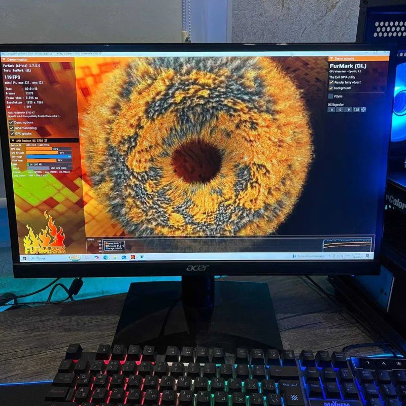 Игровой ПК комп'ютер RX 5700 XT 8GB Стационарный блок Системник 28 ядер — фото 4