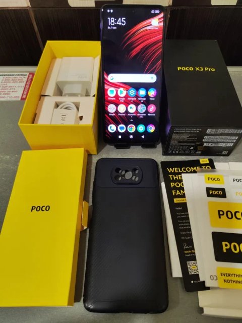 ИГРОВОЙ Poco X3 Pro, памяти 8+5-256гиг,как новый