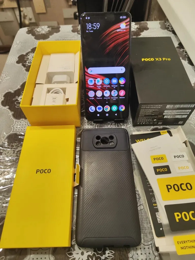 ИГРОВОЙ Poco X3pro, память 8+5-256гиг,хорошее состояние — фото 2