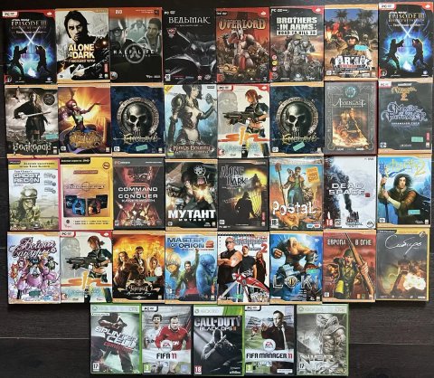 Игры диски на ПК PC