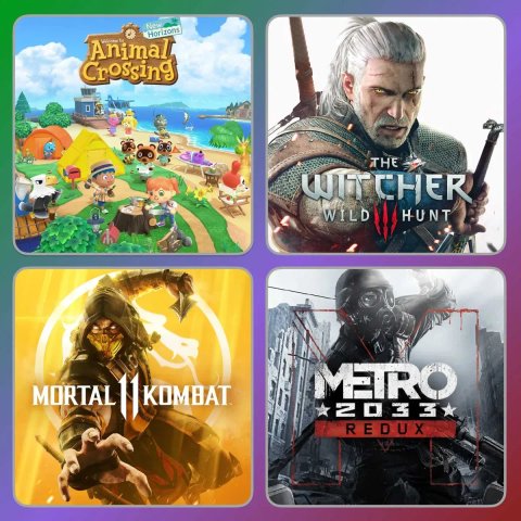 Игры Nintendo Switch Навсегда | The Wither 3 + Metro + Animal Crossing+ Portal + MK11