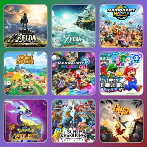 Игры Nintendo Switch Навсегда | Zelda TOTK(NS2+1) + Zelda BOTW(NS2+1) + Mario kart World и многие другие!