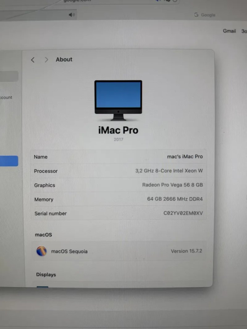iMac PRO 27’ 5K Xeon 2140 64GB RAM 1TB SSD Vega 56 8GB — фото 8