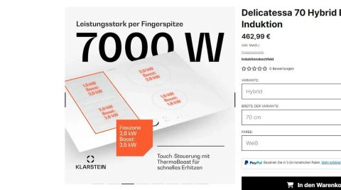 Индукционная плита KLARSTEIN Delicatessa 60-70 Hybrid
